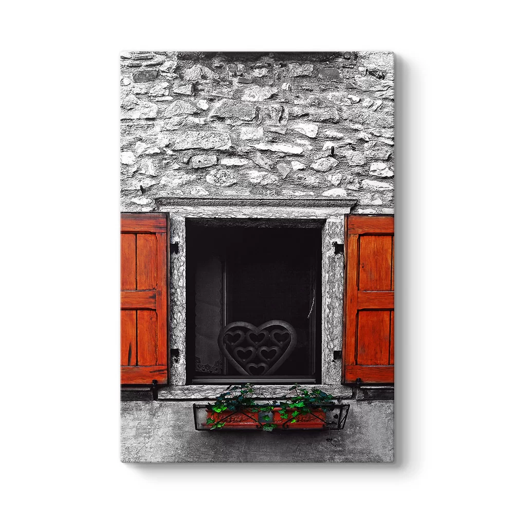 Nostalji Pencere Tablosu - Model 2